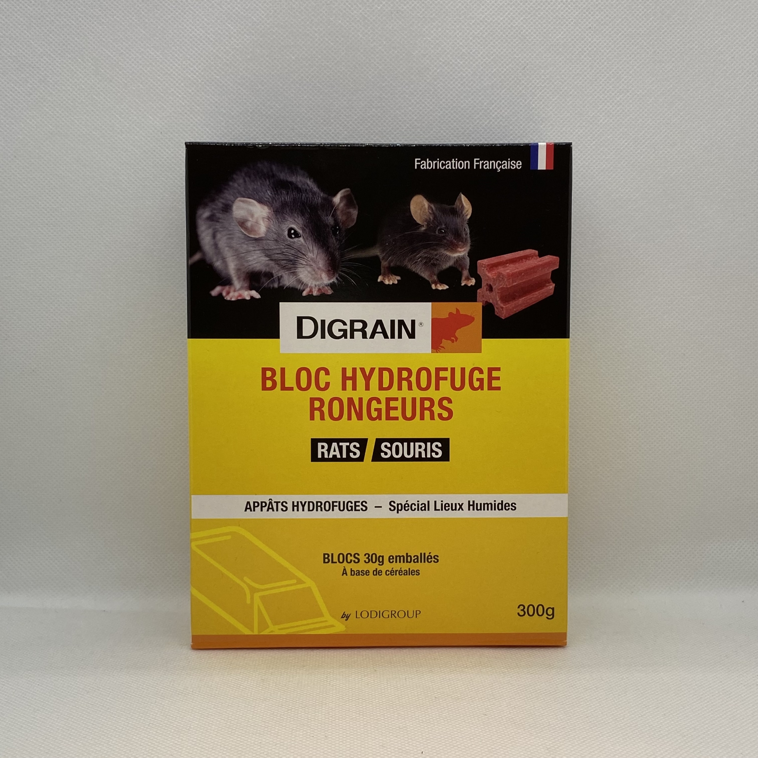 Blocs attractifs hydrofuges anti-rongeurs, 300 g - EDN, EDN