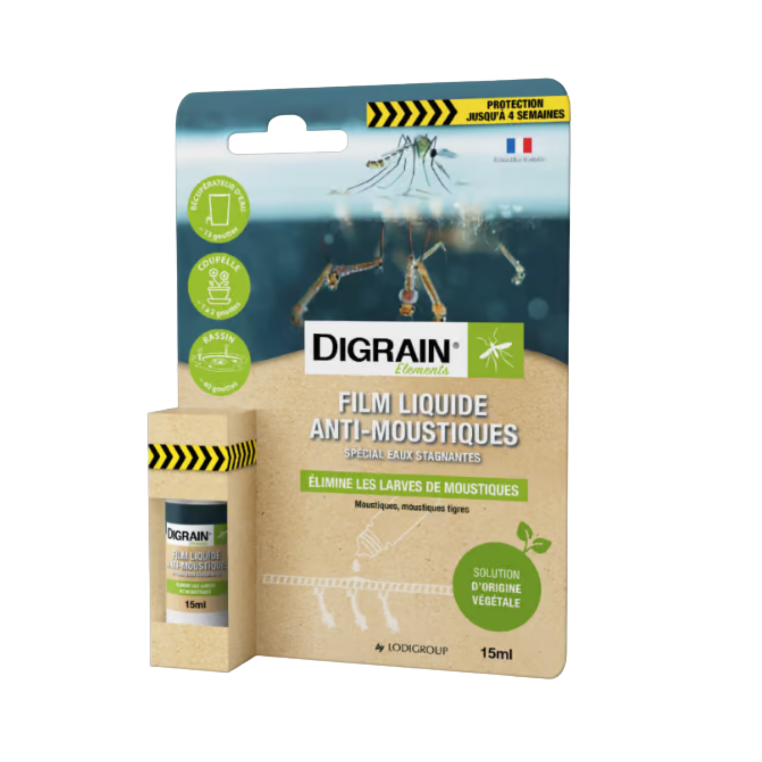 Film liquide anti-moustiques